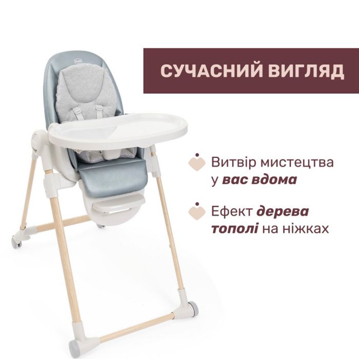 Стульчик для кормления Chicco Polly Armonia Greenery