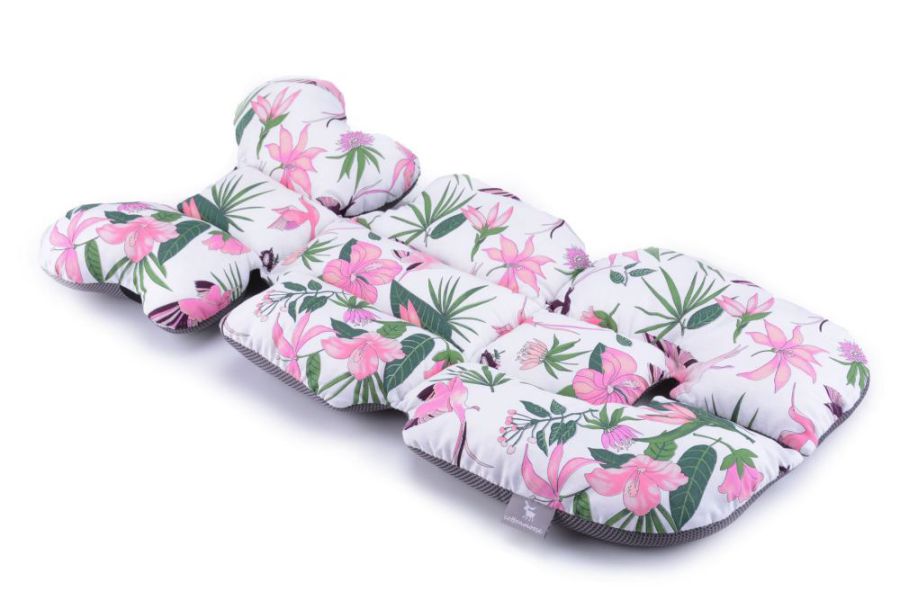 Матрац в коляску та автокрісло Cottonmoose Air 828/82/99 rajaki ptak na bieli