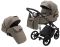 Коляска 2 в 1 Adamex Porto Light ECO кожа 100% SA-9 тёмный капучино