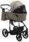 Коляска 2 в 1 Adamex Porto Light ECO кожа 100% SA-9 тёмный капучино