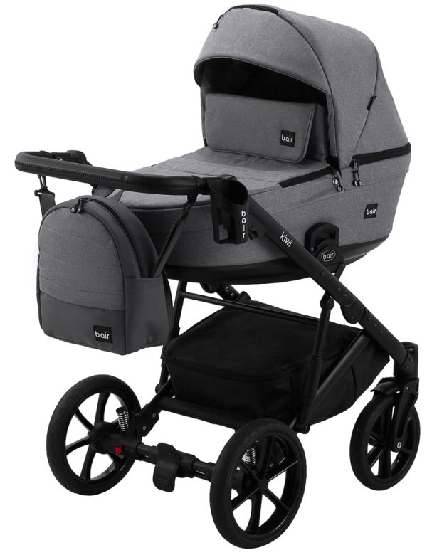 Коляска 2 в 1 Bair Kiwi Soft BKS-218 сірий