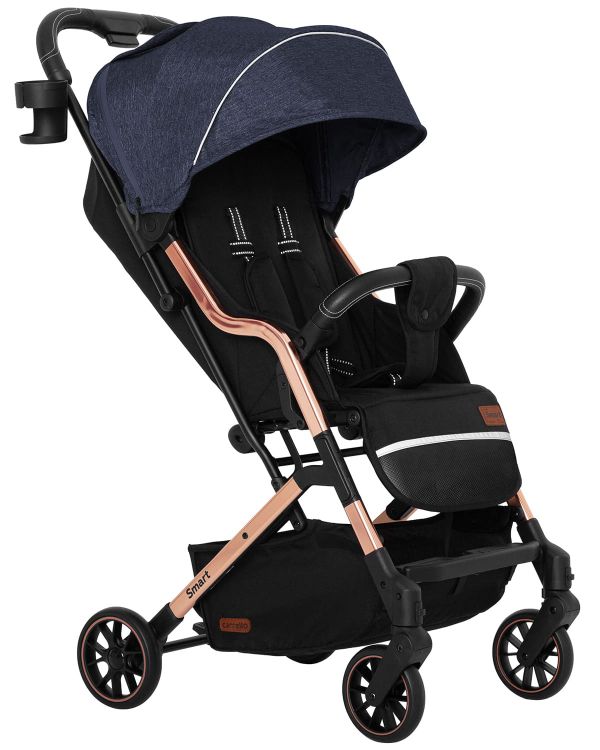 Коляска прогулянкова CARRELLO Smart CRL-5504 Ink Blue + дощовик S/1/