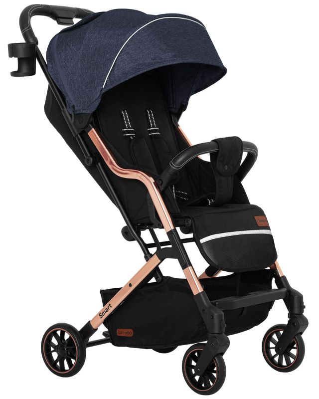 Коляска прогулянкова CARRELLO Smart CRL-5504 Ink Blue + дощовик S/1/