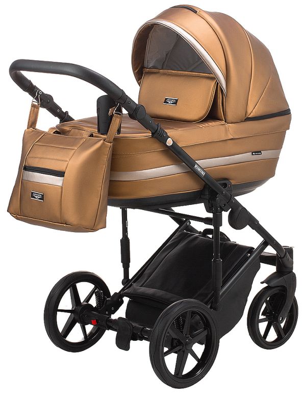 Коляска 2 в 1 Adamex Rimini ECO шкіра 100% RI-255