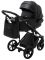 Коляска 2 в 1 Adamex Porto Light ECO кожа 100% SA-2 черный