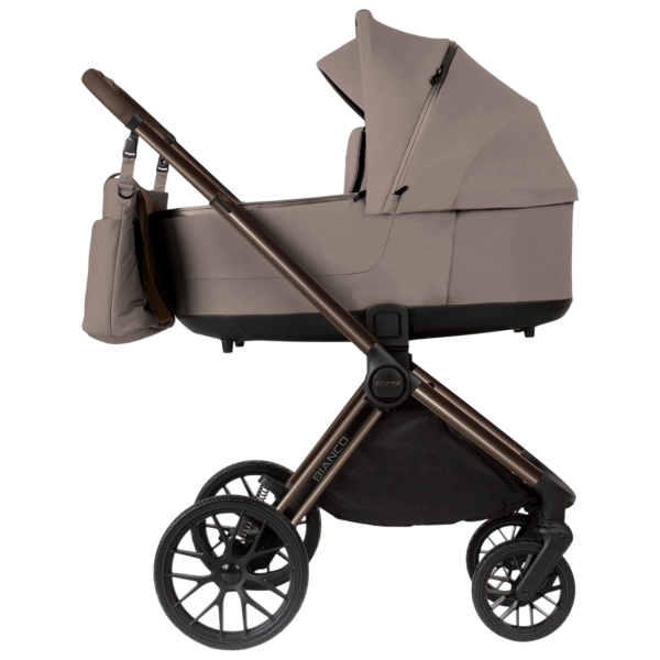 Коляска 2 в 1 Adamex Bianco 11 Chocolate Fango