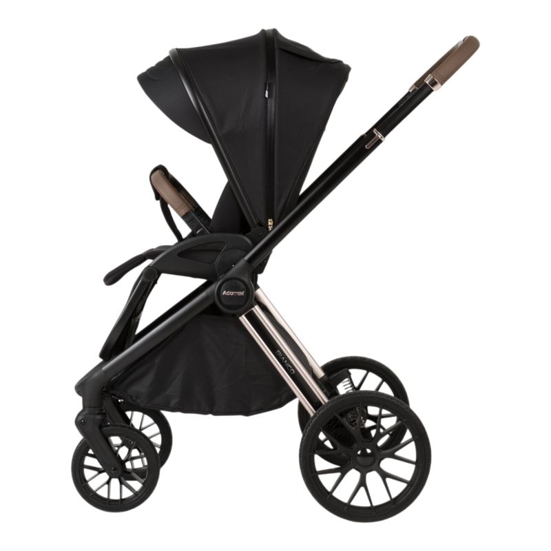 Коляска 2 в 1 Adamex Bianco Champange Carbon