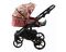 Коляска 2 в 1 Adamex Bibione  Flowers баклажан №2