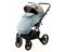 Коляска 2 в 1 Adamex Bibione  Flowers светлая бирюза №4