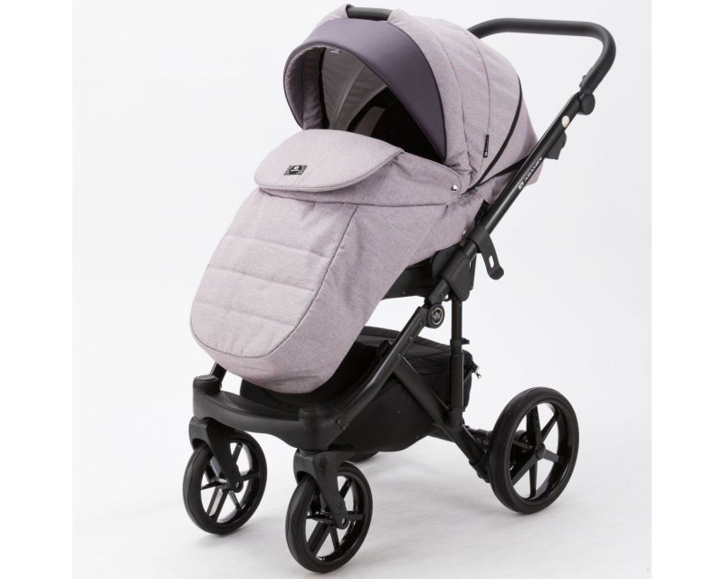 Коляска 2 в 1 Adamex Bibione PS-13 Lux (баклажан)