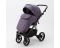 Коляска 2 в 1 Adamex Bibione TKB-3 Lux (чорний баклажан)