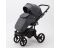 Коляска 2 в 1 Adamex Bibione TKB-1  Lux (графит)