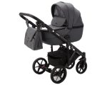 Коляска 2 в 1 Adamex Bibione  PS-58  Tip (графит)
