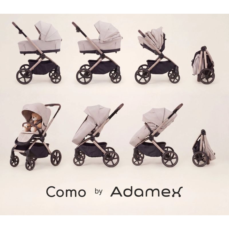 Коляска 2 в 1 Adamex Como Natura Beige