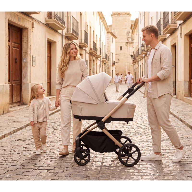 Коляска 2 в 1 Adamex Como Natura Beige