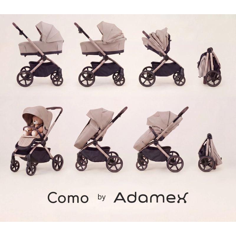Коляска 2 в 1 Adamex Como Natura Latte