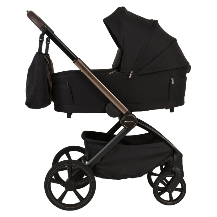 Коляска 2 в 1 Adamex Como Satin Carbon