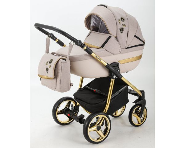 Коляска 2 в 1 Adamex Cortina Pro CP-476 бежевый