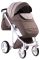 Коляска 2 в 1 Adamex Luciano jeans Q213 капучино (узор)