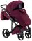 Коляска 2 в 1 Adamex Luciano jeans Y20 бордо лен