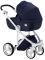 Коляска 2 в 1 Adamex Luciano jeans Y24 темно-синий