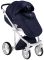Коляска 2 в 1 Adamex Luciano jeans Y24 темно-синий
