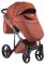 Коляска 2 в 1 Adamex Luciano кожа 100% Q104 коричневый