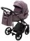Коляска 2 в 1 Adamex Porto Light ECO кожа 100% SA-14 сиреневый