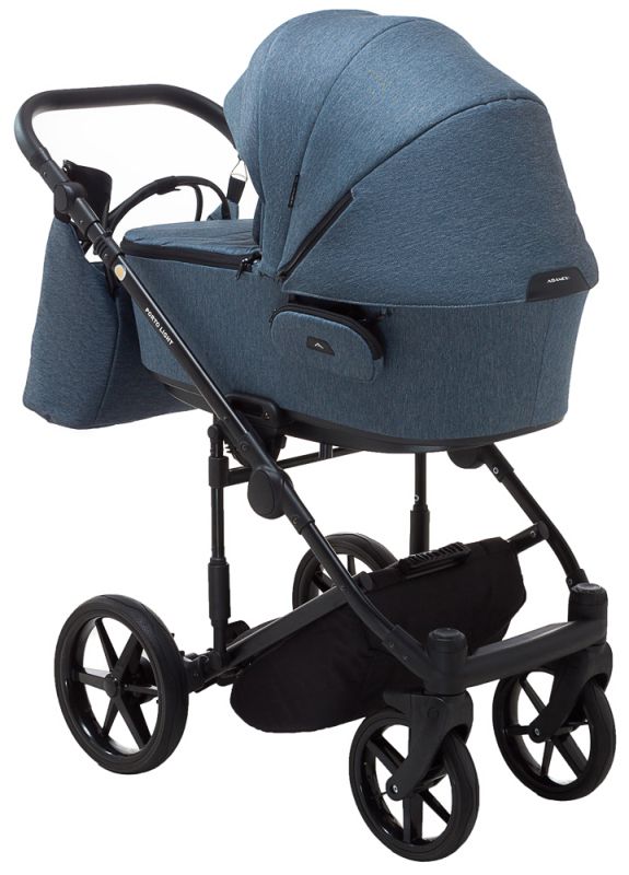 Коляска 2 в 1 Adamex Porto Light Tip TK-81 синій