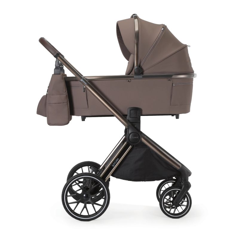 Коляска 2 в 1 Adamex Spark Chocolate Fango