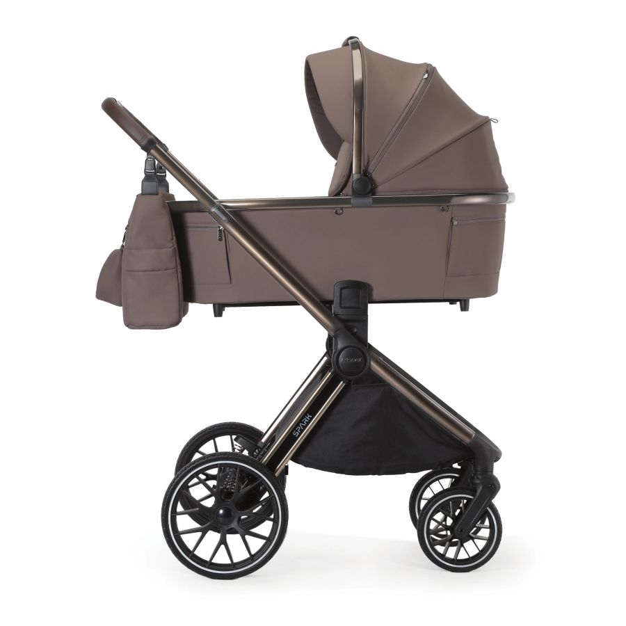 Коляска 2 в 1 Adamex Spark Chocolate Fango