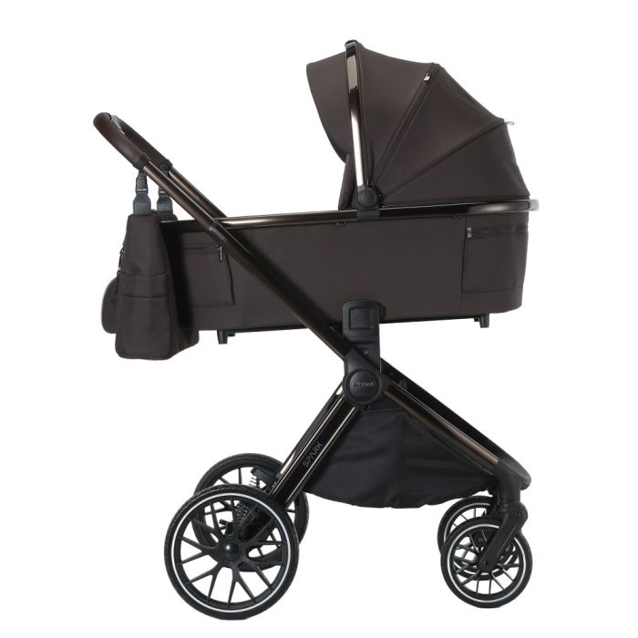 Коляска 2 в 1 Adamex Spark 13 Chocolate Brown