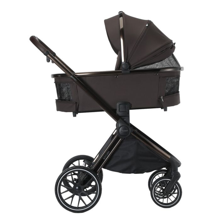 Коляска 2 в 1 Adamex Spark 13 Chocolate Brown