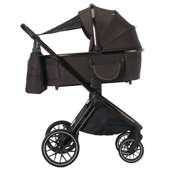 Коляска 2 в 1 Adamex Spark 13 Chocolate Brown