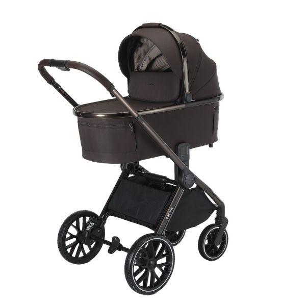 Коляска 2 в 1 Adamex Spark 13 Chocolate Brown