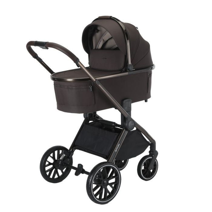 Коляска 2 в 1 Adamex Spark 13 Chocolate Brown
