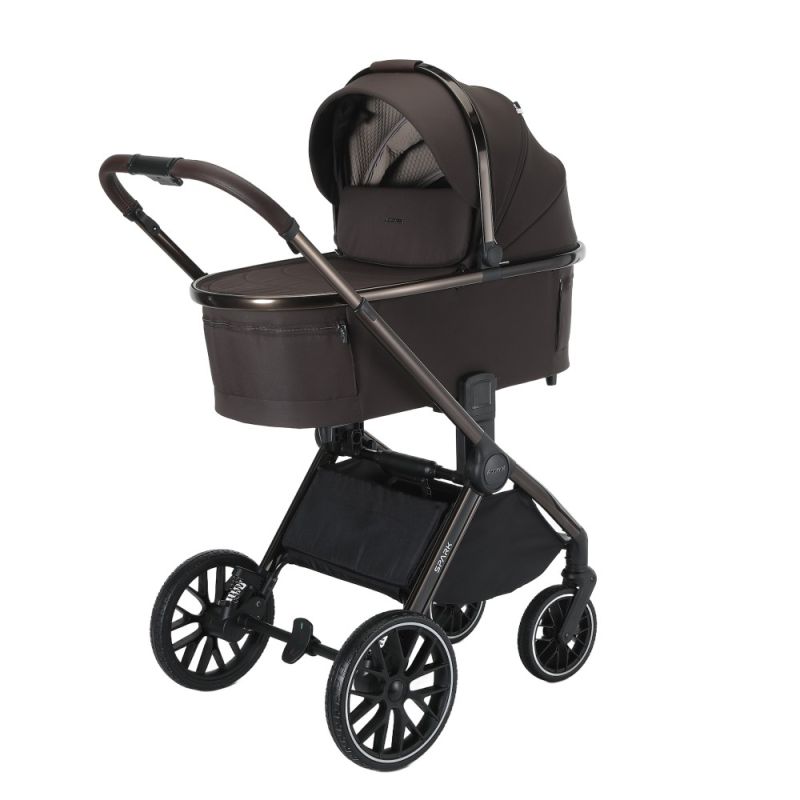 Коляска 2 в 1 Adamex Spark 13 Chocolate Brown