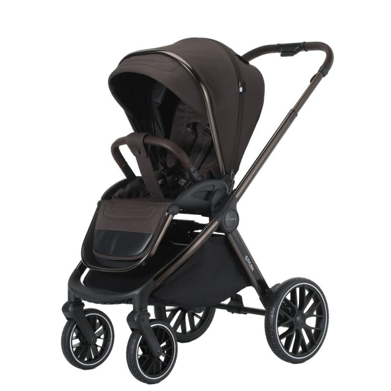 Коляска 2 в 1 Adamex Spark 13 Chocolate Brown