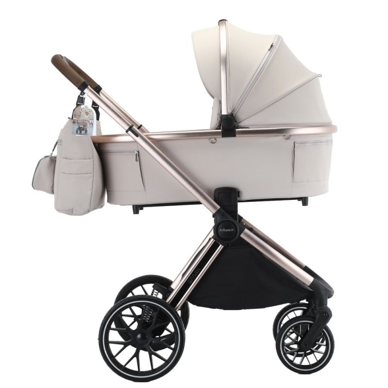 Коляска 2 в 1 Adamex Spark 9 Champagne Beige