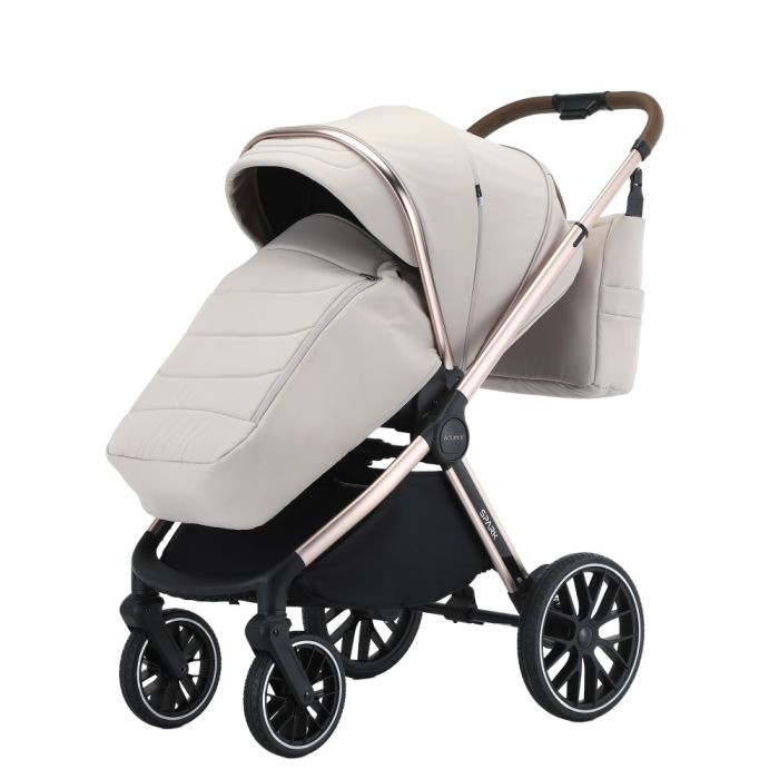 Коляска 2 в 1 Adamex Spark 9 Champagne Beige