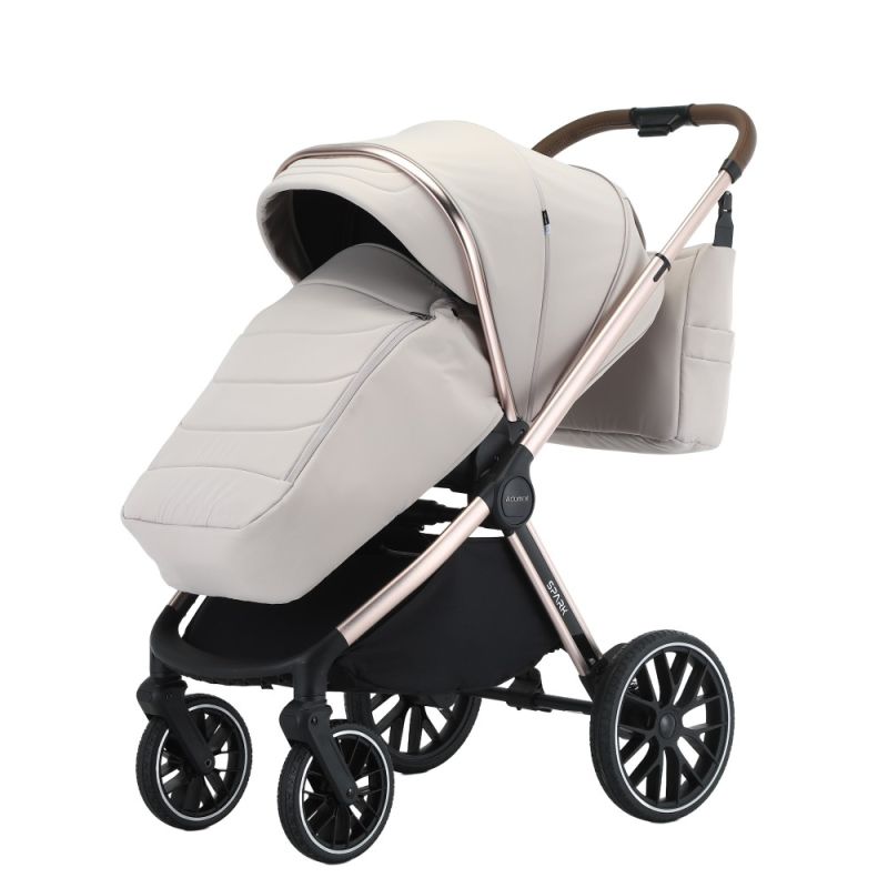 Коляска 2 в 1 Adamex Spark 9 Champagne Beige