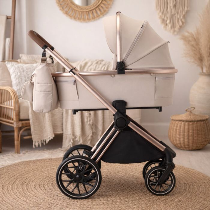 Коляска 2 в 1 Adamex Spark 9 Champagne Beige