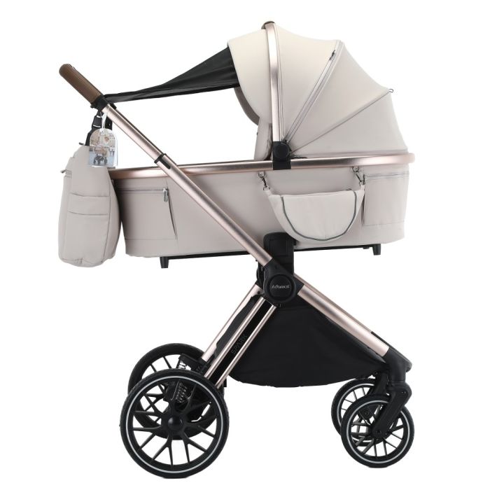 Коляска 2 в 1 Adamex Spark 9 Champagne Beige