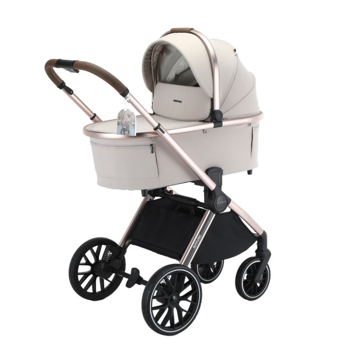 Коляска 2 в 1 Adamex Spark 9 Champagne Beige