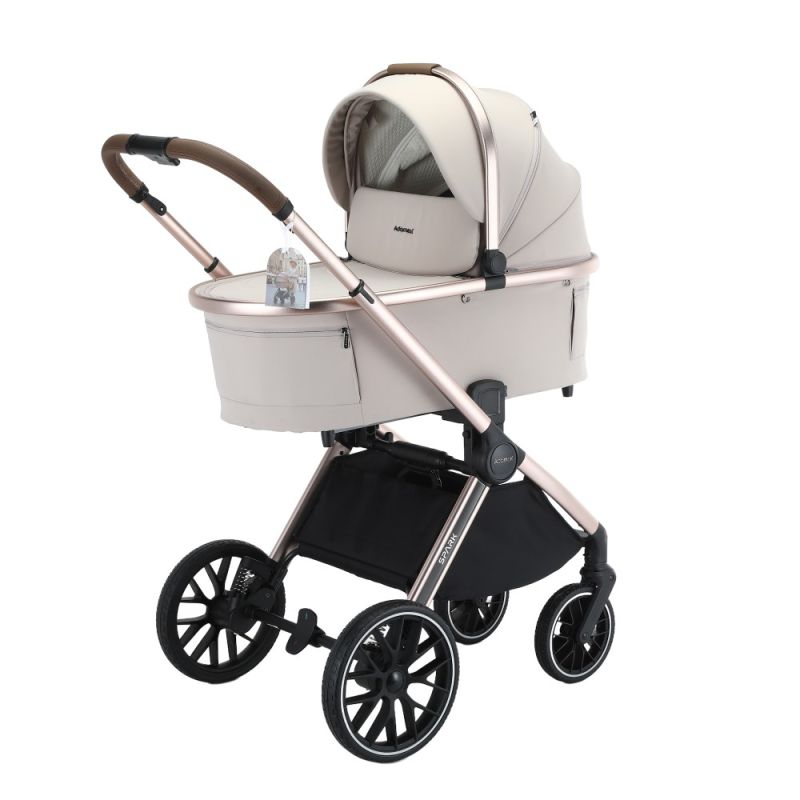 Коляска 2 в 1 Adamex Spark 9 Champagne Beige