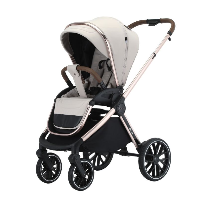 Коляска 2 в 1 Adamex Spark 9 Champagne Beige