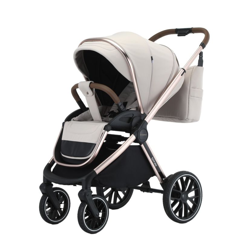 Коляска 2 в 1 Adamex Spark 9 Champagne Beige