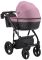 Коляска 2 в 1 Bair Play Plus Soft BPS-948 сиреневый - черный (кожа)
