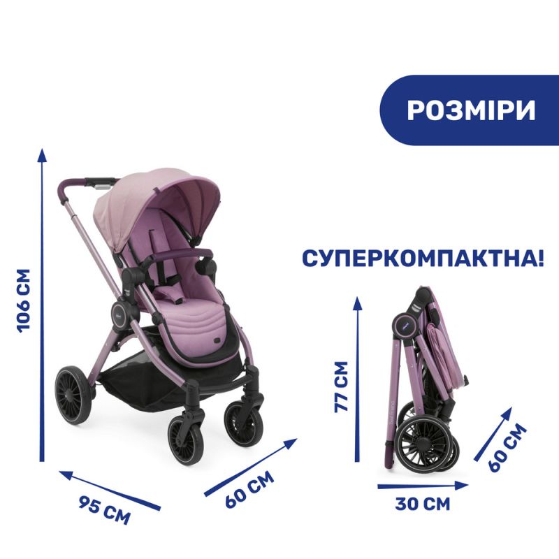 Коляска 2 в 1 Chicco Best Friend Pro Light Orchid