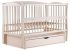 Кровать Babyroom Елит маятник, ящик, откидной бок DEMYO-5  бук слоновая кость